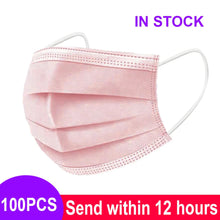 Load image into Gallery viewer, 3-Layer Disposable Mouth Mask – Anti-Dust Face Mask with Ear Loops
