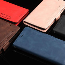 Load image into Gallery viewer, Wallet Cases For iPhone XR Case Magnetic Closure Flip Cover For iPhone X XS Max Leather Card Photo Holder Phone Bags PU Leather Flip Case Cover Stand Pocket for iPhone
