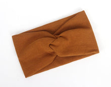 Load image into Gallery viewer, Modern New Trend Girls Winter Autumn Headband Twisted Knotted Soft Elastic Baby Girl Soft Elastic Turban Headband For Girls