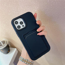 Load image into Gallery viewer, Modern Card Candy Color Phone Case For iPhone 12 11 13 Pro Max 12 13 Pro 11 Shockproof Bumper Soft Back Cover Colorful Silicone Phone Cover