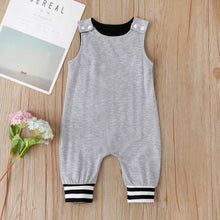 Load image into Gallery viewer, New Baby Boys Girls Outfits Clothes Newborn Baby Kids Rompers Toddler Solid Striped Sleeveless Cotton Jumpsuit Playsuit For Kids