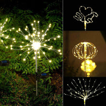 Load image into Gallery viewer, Modern Garden Luxury LED Solar Waterproof Lamp In Shape Of Tree Fireworks With Copper Wires