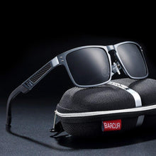 Load image into Gallery viewer, Hot Black Goggle Male Sunglasses Luxury Brand Men Glasses In Business High Quality Luxury Modern Style With UV400 Protection