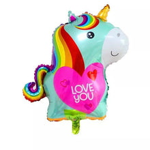 Load image into Gallery viewer, Big Heart Luxury Decorations Ballons and Donuts Lip Stick Ice Cream and Rainbow Style Balloons For Kids Baby and Birthday Decorations Inflatable Helium