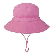 Load image into Gallery viewer, Modern Baby Hat for Girls & Boys Kids Bucket Hat Travel Beach Hat Baby Cap Sun Hats with Windproof Rope