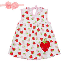 Load image into Gallery viewer, New Summer Cute Baby Girl Infant girl Princess Dress with Headband In Tutu Design With Flowers