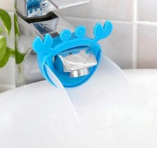 Load image into Gallery viewer, Silicone Baby Bath Toys Kids Faucet Extender children Hand Washing extender Bathroom Sink Rubber Water Reach Faucet Sink