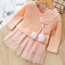 Load image into Gallery viewer, Toddler Cute Dress With Fluffy Ball Unique Design Perfect Gift For Baby Girls