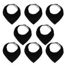 Load image into Gallery viewer, 8PCS/SET Pack Baby Bandana Organic Absorbent Soft Cotton Drool Bibsfor Teething And Feeding Bib For Baby and Kids Feeding