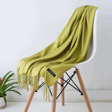 Load image into Gallery viewer, 2022 Tassel Women’s Scarf – Designer Shawl, Wrap & Hijab Pashmina