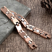 Load image into Gallery viewer, fashion Healthcare magnetic bracelet women titanium steel wristband magnetic bracelet men bracelet energy germanium bracelet men
