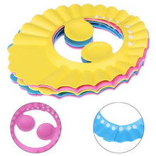 Load image into Gallery viewer, Shampoo Cap Durable Baby Bath Visor Hat Adjustable Baby Shower Protect Eye Water-proof Hair Wash Shield For Kids Bath