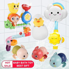 Load image into Gallery viewer, Baby Bath Toys Bubble Machine Crabs Frog Music Kids Bath Toy Bathtub Soap Automatic Bubble Maker