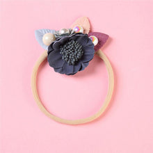 Load image into Gallery viewer, Modern Fashion Floral Headband Newborn Baby Elastic Hairbands Pearl Fresh Style Bow Knot For Girls