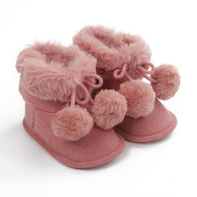 Load image into Gallery viewer, Cute Baby Infants Shoes Dot Knitting Boots Casual Non-slip Soft Soled Walking Shoes