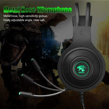 Load image into Gallery viewer, Modern LED STEVVEX Gaming Headphones USB 3.5mm USB Wired Game Headset Professional Earphones with Mic Voice Control for Laptop Computer and Gaming (3.5mm Plug)