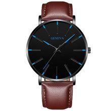 Load image into Gallery viewer, Minimalist Men's Fashion Ultra Thin Watch Simple Men Business Stainless Steel Mesh Belt Quartz Watch Relogio Masculino