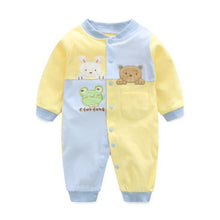 Load image into Gallery viewer, Modern Printed Jumpsuits Gentleman Autumn Long Sleeves Rompers Cotton Baby Clothes for Boys and Girls Outfits Style