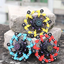 Load image into Gallery viewer, Deformable Fidget Spinner Chain Toy – Stress Relief Sensory Spinner for Kids & Adults