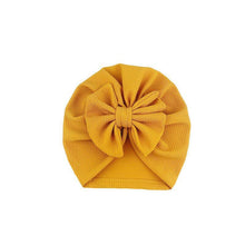 Load image into Gallery viewer, Baby Girl Hat Turban With Bow Knot Infant Beanie Solid Big Bowknot Cap For Girls Kid Hats