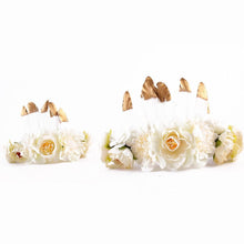 Load image into Gallery viewer, Luxury Modern Brazil Stlye Baby and Mother Feather Flower Headdress Headwear European Flower Headband For Mother and Daughter