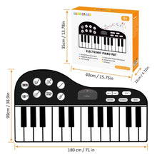 Load image into Gallery viewer, Musical Piano Instruments Toys Mat for Children Kids Music Carpets Touch Play with Sound Musical Rug Music Learning Toy For Kids