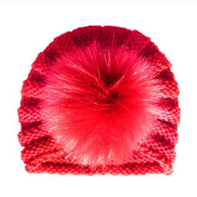 Load image into Gallery viewer, Handmade Knitted Winter Baby Hat for Girls Candy Color Enfant Baby Beanie Turban Hats Newborn Baby Cap