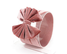 Load image into Gallery viewer, New Large Bow Baby Headband Velet Soft Bowknot Girl Accessories Hair Solid Messy Bows Toddler Headbands Baby Head Wraps Turban Big Bow for Girls