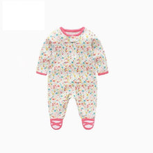 Load image into Gallery viewer, Modern Cartoon Unicorn Baby Girl Jumpsuit Footies Romper For Newborn Boy and Girls In Trend Design