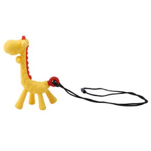 Load image into Gallery viewer, Unique Cute Cartoon Giraffe Shape Baby Teether Silicone Teething Toy New Hanging Toy For Baby Activity