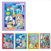 Load image into Gallery viewer, 1pcs Magical Book Water Drawing Coloring Cartoons Books Doodle Pen Painting Drawing Board For Kids Toys Birthday Gift