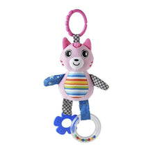Load image into Gallery viewer, Modern Baby Development Giraffe Animal Hand Bells Rattles Handle Toys Stroller Hanging Teether Baby Toys For Kids