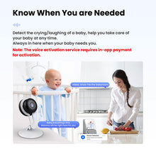 Load image into Gallery viewer, 3MP Wireless Smart AI Home Security Camera – Two-Way Audio, Motion Detection, Night Vision