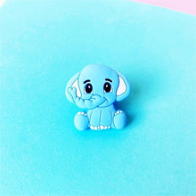 Load image into Gallery viewer, 2pc Silicone Elephant Teether Baby Silicone Chew Charms Baby Teething Gift Toddler Toys Unique Design