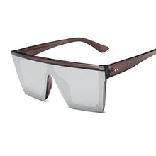 Load image into Gallery viewer, Retro Modern Elegant Square Sunglasses for Women and Lady With Big Frame Fashion Girls Sunglasses In Vintage Style With UV400 Protection