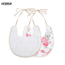 Load image into Gallery viewer, Infant Baby Bib Kid Toddler Dinner Feeding Tassel Double-side Cotton Linen Burp Cloths Saliva Towel For Baby