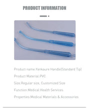 Load image into Gallery viewer, 1PCS Medical Disposable Surgical Products Suction Connecting Tube Yankaure Handle With Tube Crown Or Plain Tip With Vent