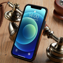 Load image into Gallery viewer, Luxury PU Leather Phone Case For iPhone 14 pro max 13 Pro max 11 12 Pro Max XR XS Max X 7 Plus case leather Slim Back Cover Compatible with iPhone 13 Pro Case Slim Leather Classic Luxury Elegant Phone Cover