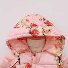 Load image into Gallery viewer, Luxury Modern Designer New Winter Baby Outerwear Hooded Printed Cotton Padded Jacket and Coats For Babies and Girls Kids