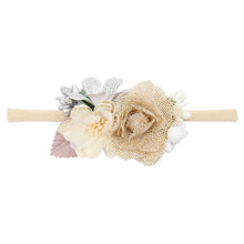 Load image into Gallery viewer, Handmade Luxury Pearl Baby Headbands Bundle Nylon Elastic Newborn Hair Accessories for Girls Kids