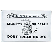 Load image into Gallery viewer, 3x5Fts Tea Party Rattlesnake Gadsden Flag Liberty Or Death Dont Tread On Me No Step On Snek