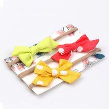 Load image into Gallery viewer, Cute Bow Baby Headband for Girl Nylon Head Bands Turban Newborn Headbands Hairbands for Kids Baby Hair Accessories For Baby