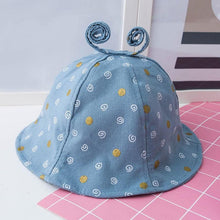 Load image into Gallery viewer, Baby Sun Hat Heart Print Baby Boy/Girl Hat Outdoor Kids Bucket Hat Children Hat Baby Beach Caps Beanie For Girls