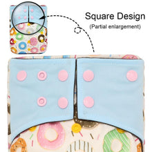 Load image into Gallery viewer, Baby Cloth Diaper Reusable Adjustable Pocket Nappy Cover Fit All Diaper Reusable Nappies Cotton In Modern Trend Printed Design For Unlimited Uses