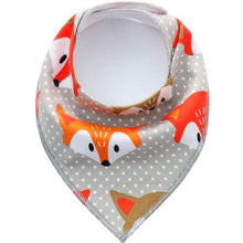 Load image into Gallery viewer, Baby Bibs Triangle scarf Cotton Cartoon Child Bandana Bib Dribble Bibs Newborn BIb for Kids