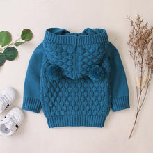 Load image into Gallery viewer, Autumn Infant Hooded Knitting Outwear coat / Jacket For Newborn Baby Boys GirlIn Modern New Elegant Design