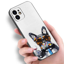 Load image into Gallery viewer, Cute Frenchie Puppy Phone Case For Iphone 14 13 12 Mini 11 Pro Max 7 8 Xr X Xs 7 8 Plus Se 2020 2022 Cover Cute Slim Phone Transparent Soft Elastic Silicone Cover