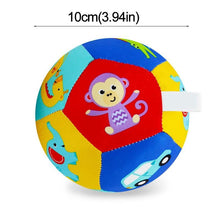 Load image into Gallery viewer, Animal Ball Soft Plush Baby Mobile Toys With Sound Baby Rattle Body Building Ball Newborn Educational Toys For Kids