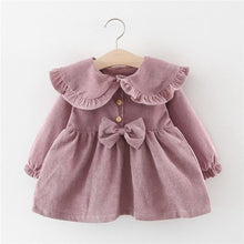 Load image into Gallery viewer, Newborn Baby Girl Cartoon Dress With Bag Infant Clothing Toddler Dress In elegant Design Made for Kids