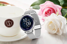 Load image into Gallery viewer, Luxury Modern Stylish Women Smart Watch With Round Screen Smartwatch For Girl Woman and Ladies With Heart Rate Monitor Compatible For Android and IOS Sistems
